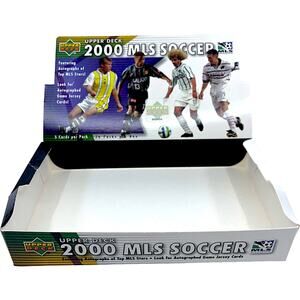 2000 Upper Deck MLS Trading Card Box Display *No Packs*